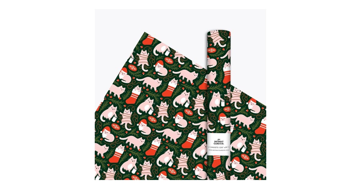 Christmas Cats Gift Wrap We Don T Want To Unwrap Presents