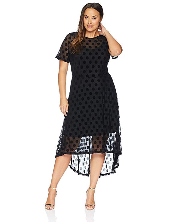 City Chic Polka Dot Dress