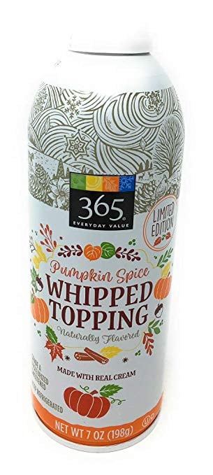 365 Everyday Value Pumpkin Spice Whipped Topping ($4)