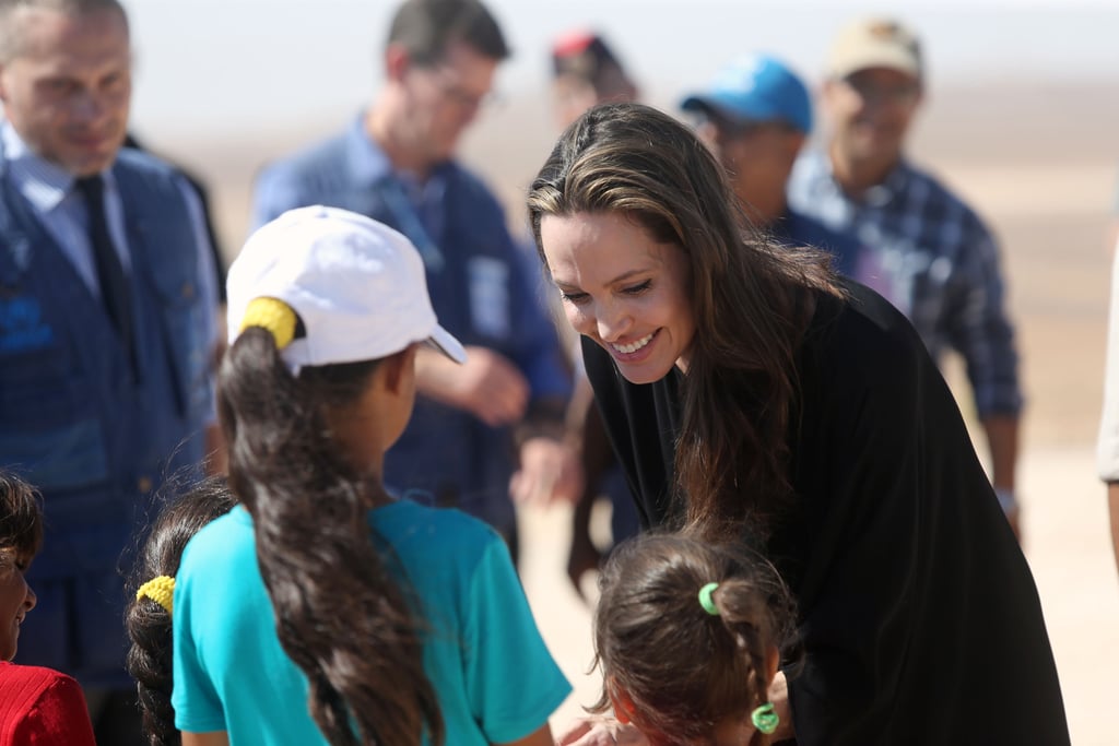 Angelina Jolie Visits a Refugee Camp in Jordan 2016