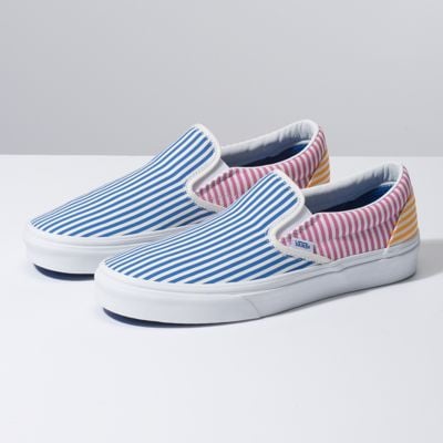 Vans deck club slip on mix stripes store