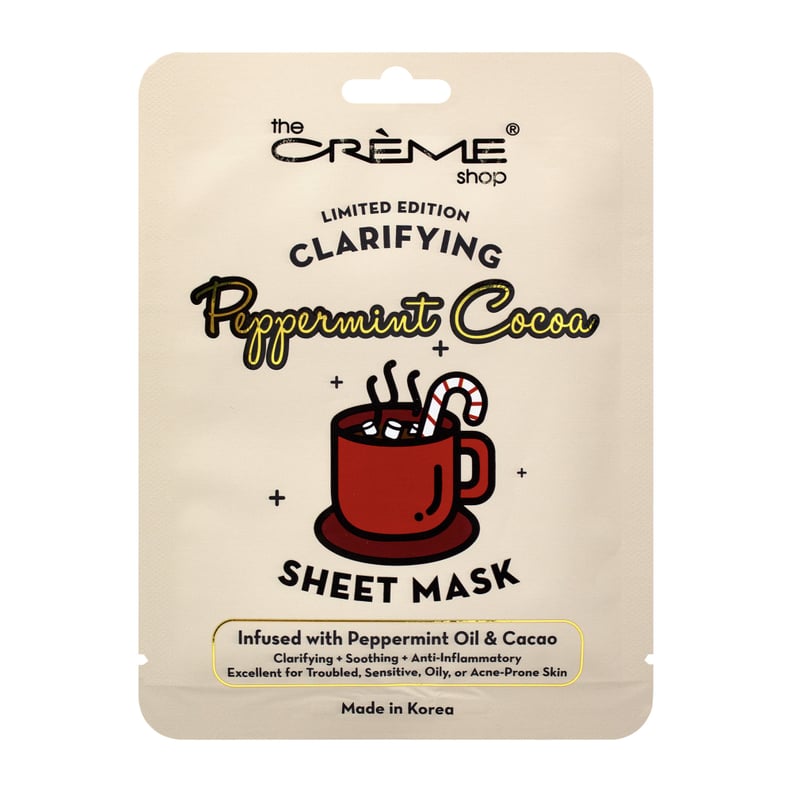 The Crème Shop Clarifying Peppermint Cocoa Sheet Mask