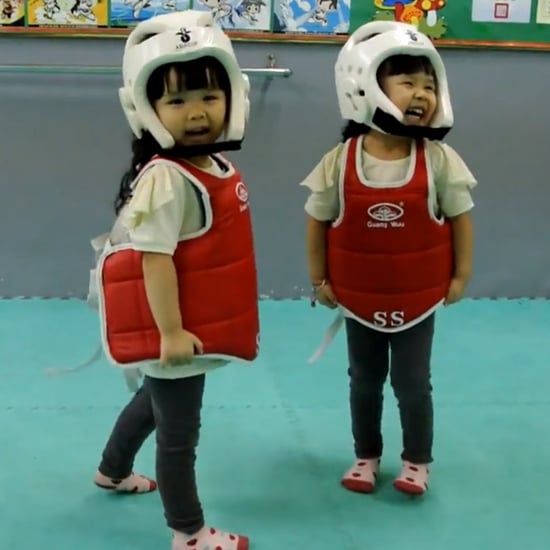 Cute Little Girls Learn Martial Arts | Video