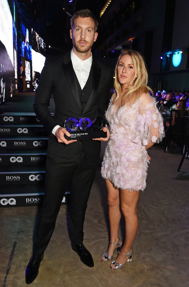 Calvin Harris and Ellie Goulding at GQ Awards September 2016 PS Celebrity