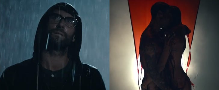 Adam Levine and Behati Prinsloo in Maroon 5 "Animals" Video