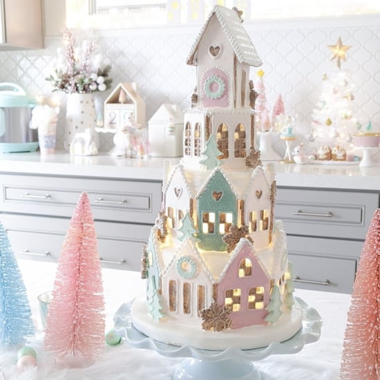 HomeGoods Is Selling a Gorgeous Pastel Gingerbread House