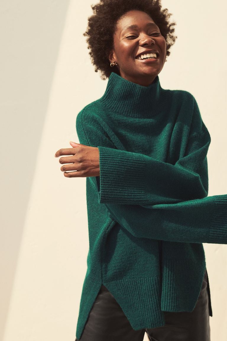 Knit Turtleneck Sweater