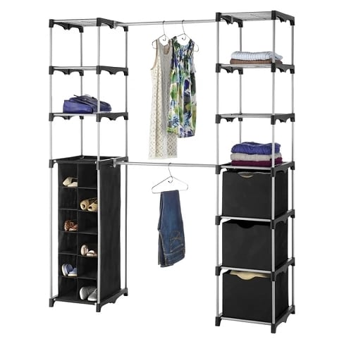 Whitmor Deluxe Double-Rod Closet Organizer