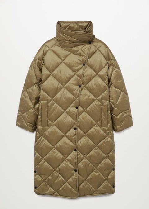 Mango Oversize Quilted Coat