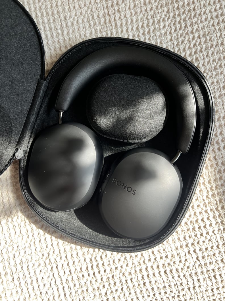 The Sonos Ace Headphones in the travel case.