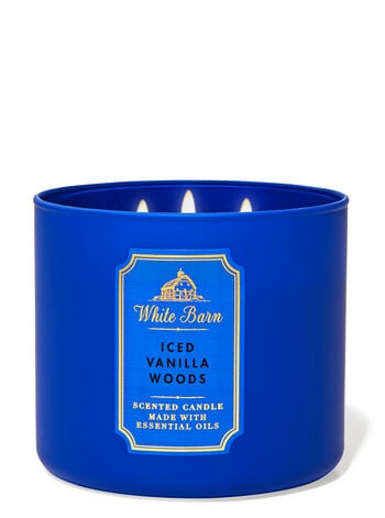 Iced Vanilla Woods Three-Wick Candle