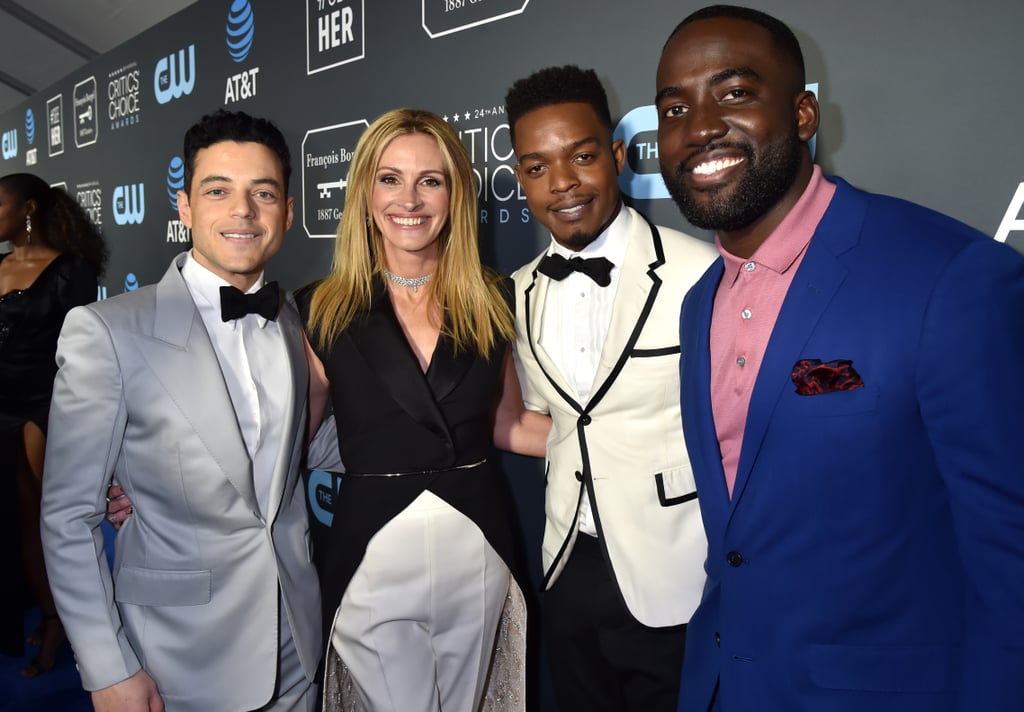 Pictured: Rami Malek, Julia Roberts, Stephan James, and Shamier Anderson