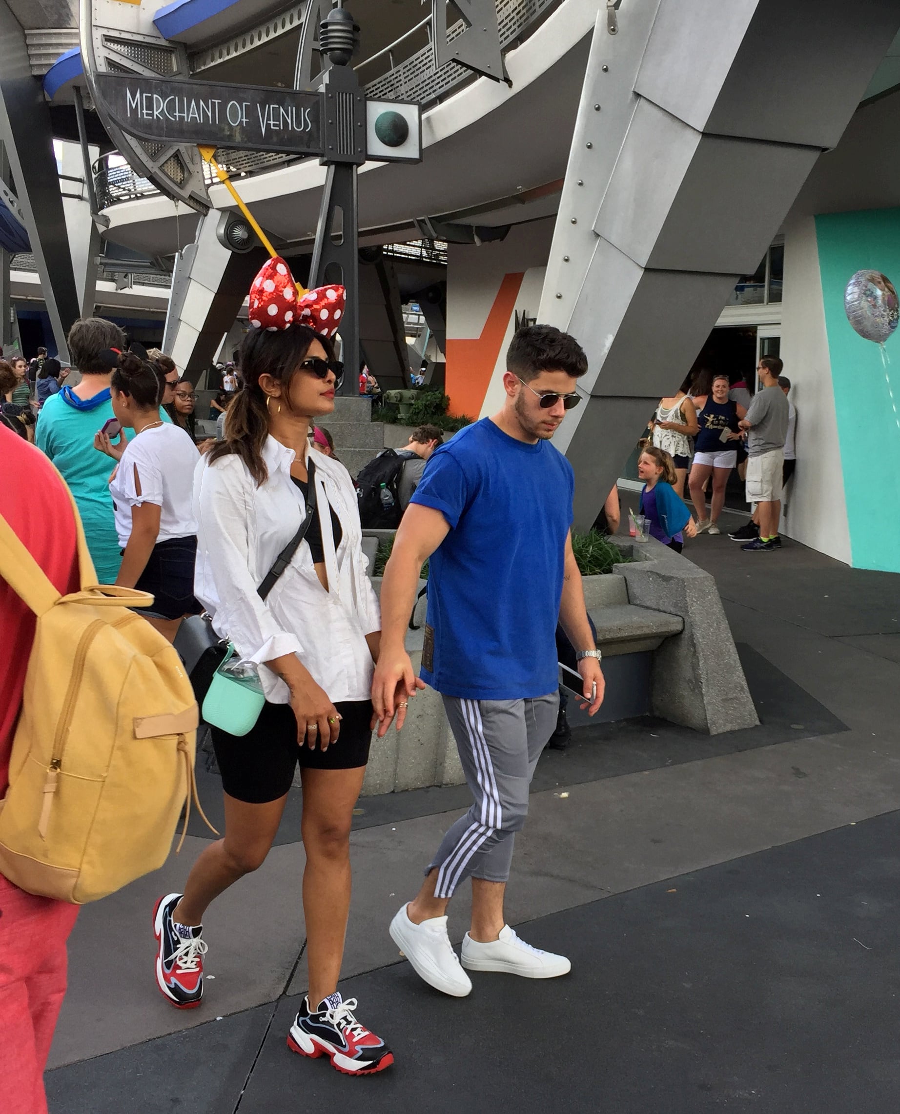 Priyanka Chopra s Sneakers at Disney World August 2019 POPSUGAR