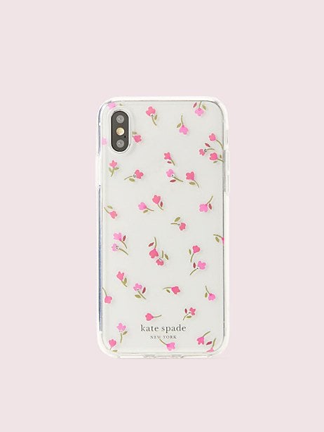 Kate Spade Jeweled Meadow Clear iPhone XS Case