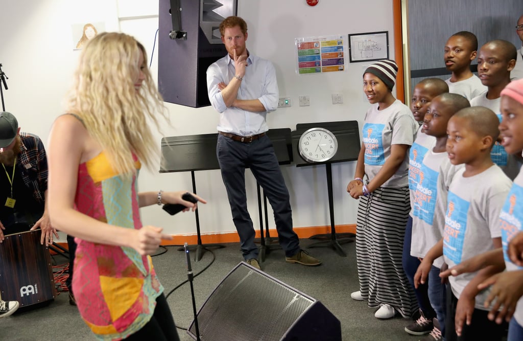 Prince Harry and Joss Stone With Children's Choir June 2016