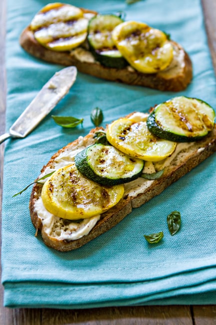 Grilled Summer Squash Sandwich