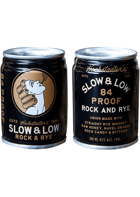 Slow & Low Rock & Rye Whiskey Cans