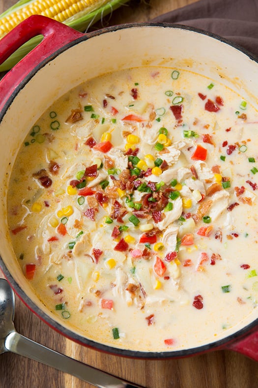 Creamy Chicken and Corn Soup | Dinner Ideas With August and September ...