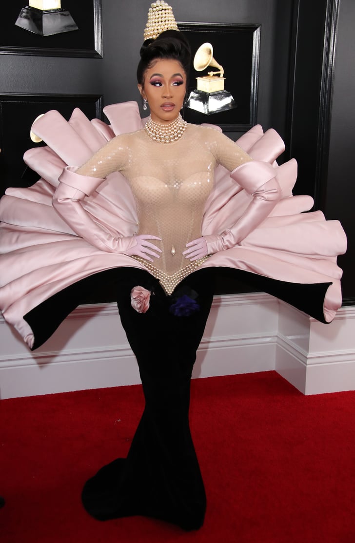 Cardi b red carpet dress 2019 on sale