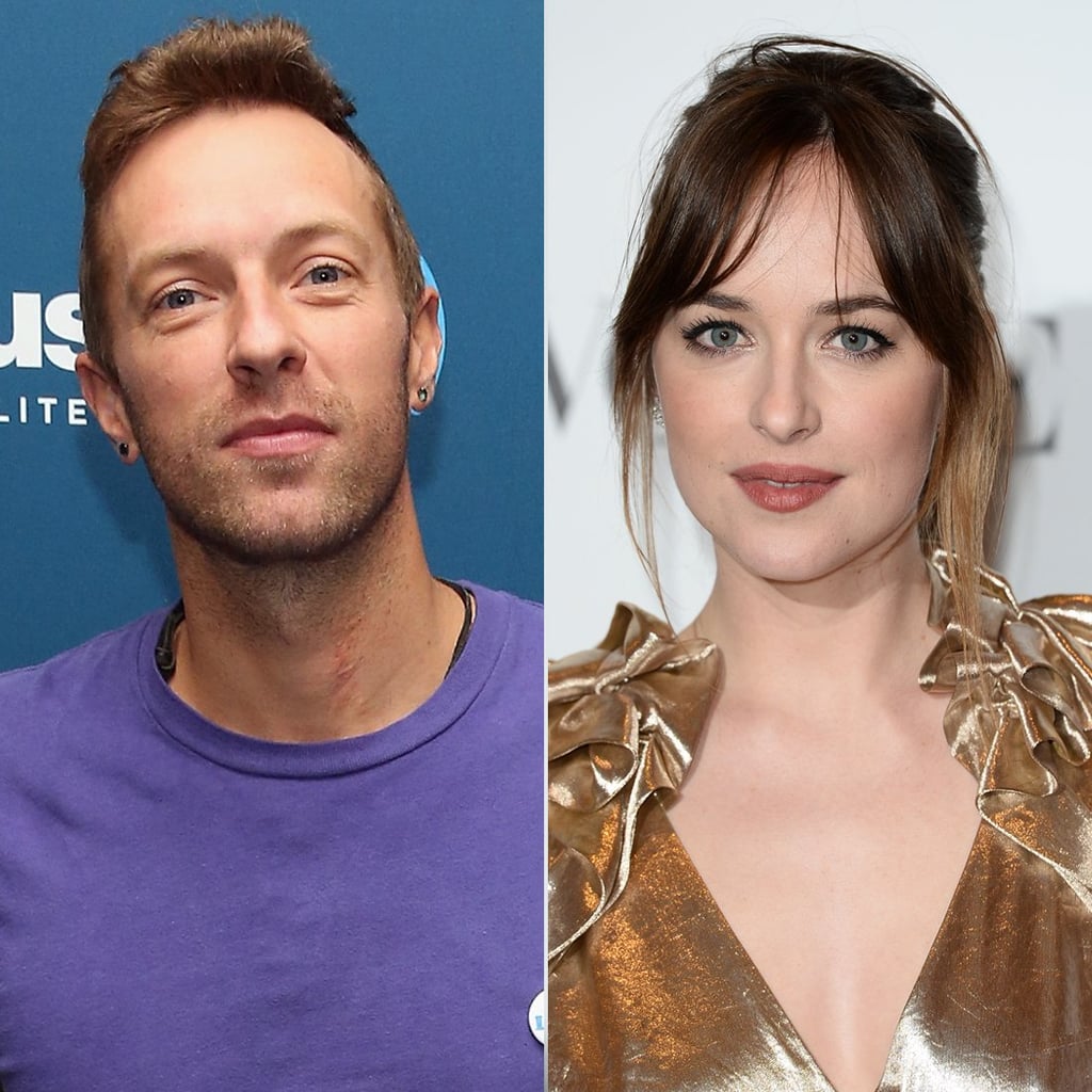 Chris Martin and Dakota Johnson