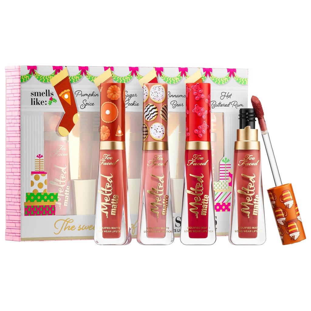 Too Faced The Sweet Smell Of Christmas Mini Melted Liquid Lipstick Set Best Sephora Mini Sets 8048