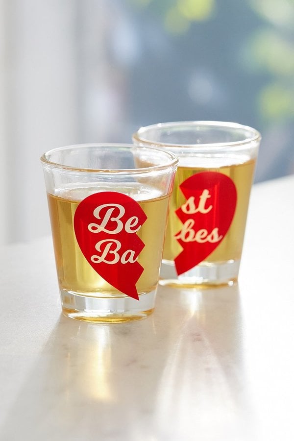 Urban Outfitters Best Babes Shot Glass Set