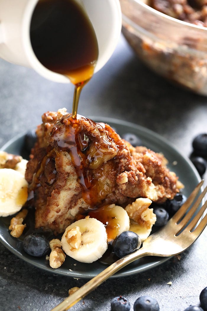 Instant Pot Cinnamon Roll French Toast Casserole