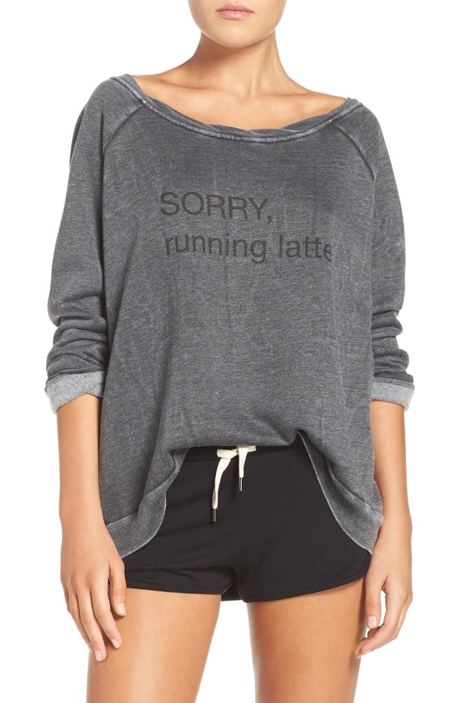 The Laundry Room Running Latte Graphic Sweatshirt ($88)