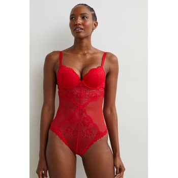 H&M Super Push-up Lace Bodysuit