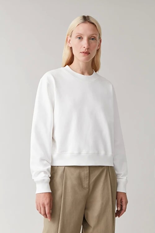 COS Boxy Cotton Sweatshirt