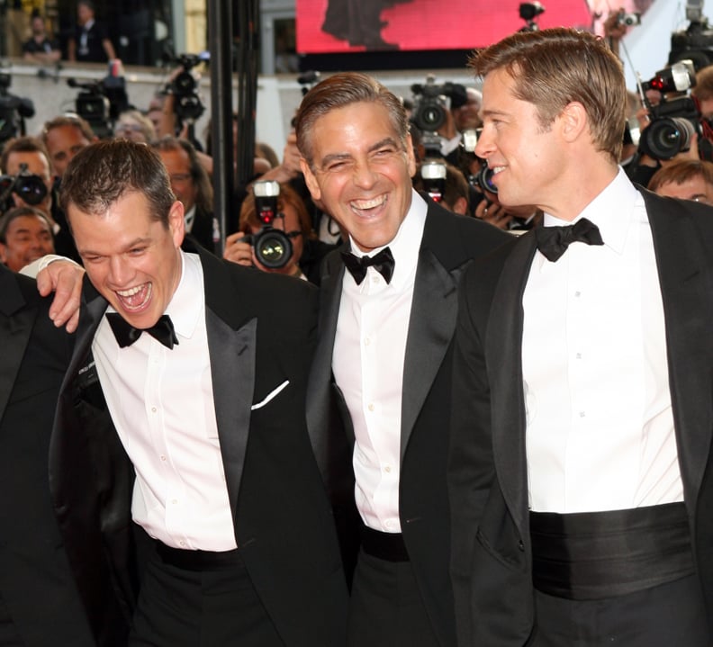 Matt Damon, George Clooney, and Brad Pitt
