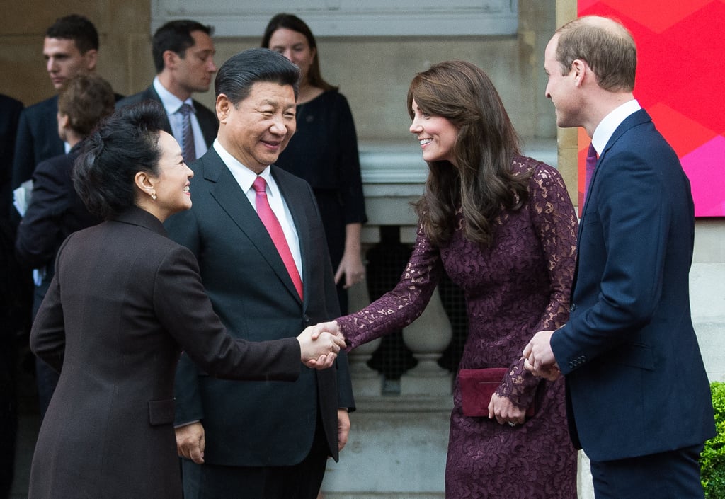 Kate Middleton Prince William Meet With Chinese President