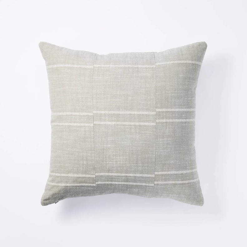 Woven Textured Stripe Pillow