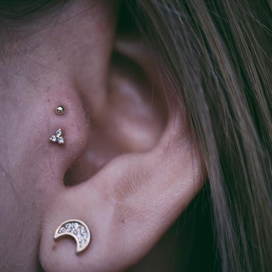 Double Tragus Piercing Trend