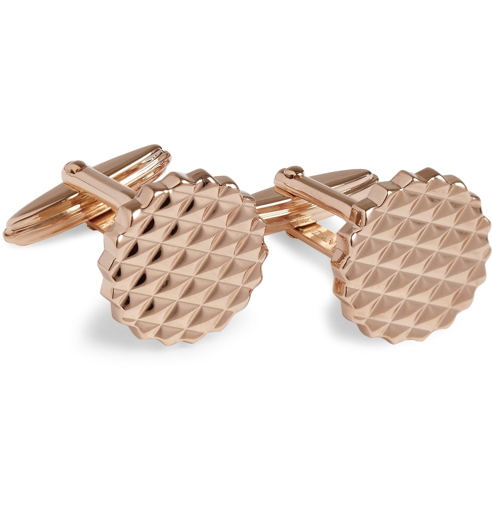 Lanvin Rose Gold-Plated Cufflinks ($180)