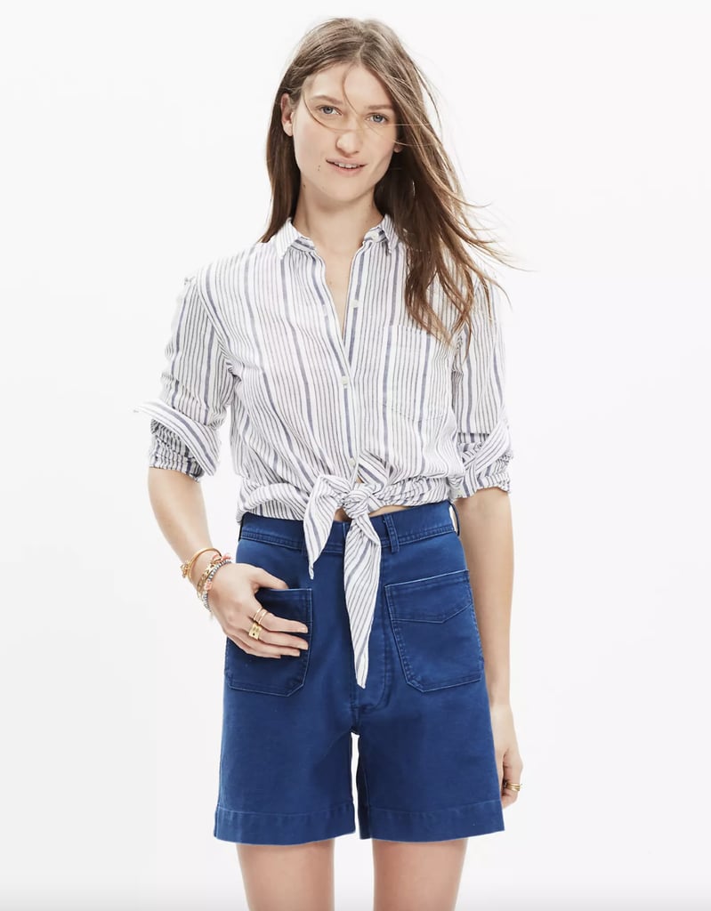 best denim shorts for pear shaped