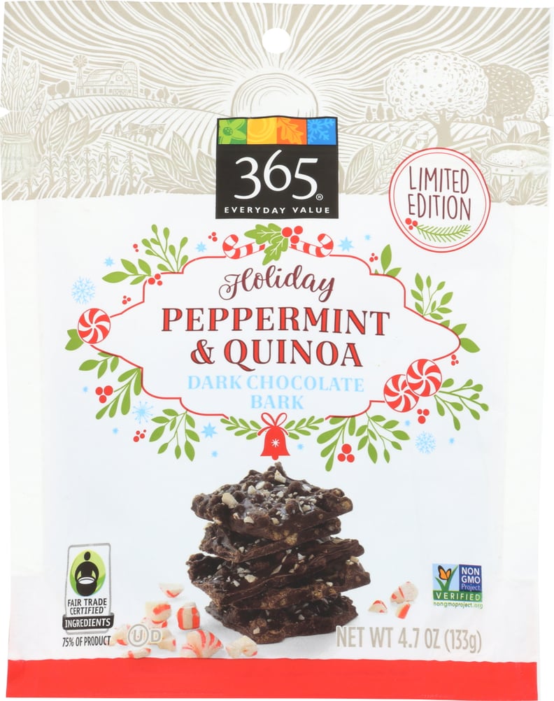 365 Everyday Value Dark Chocolate Quinoa & Peppermint Bark Thins