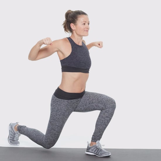 How to Do a Lunge With Shoulder Squeeze