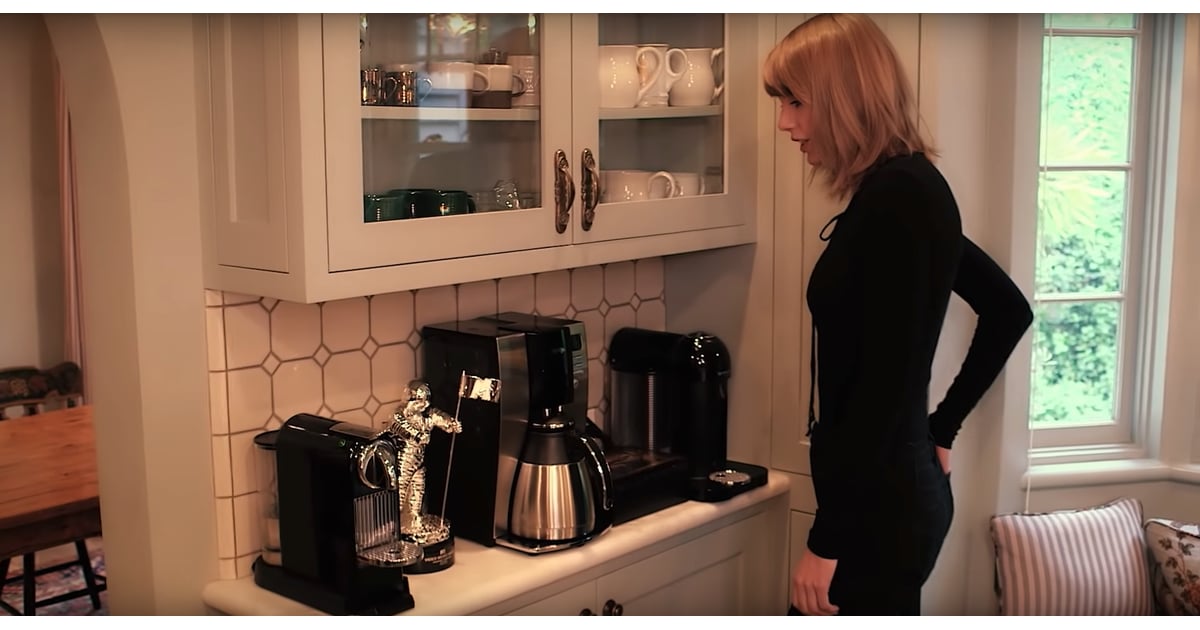 Taylor loves coffee (which, same) and owns a few machines in order to