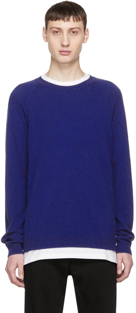 Ports 1961 Blue Cashmere Sweater