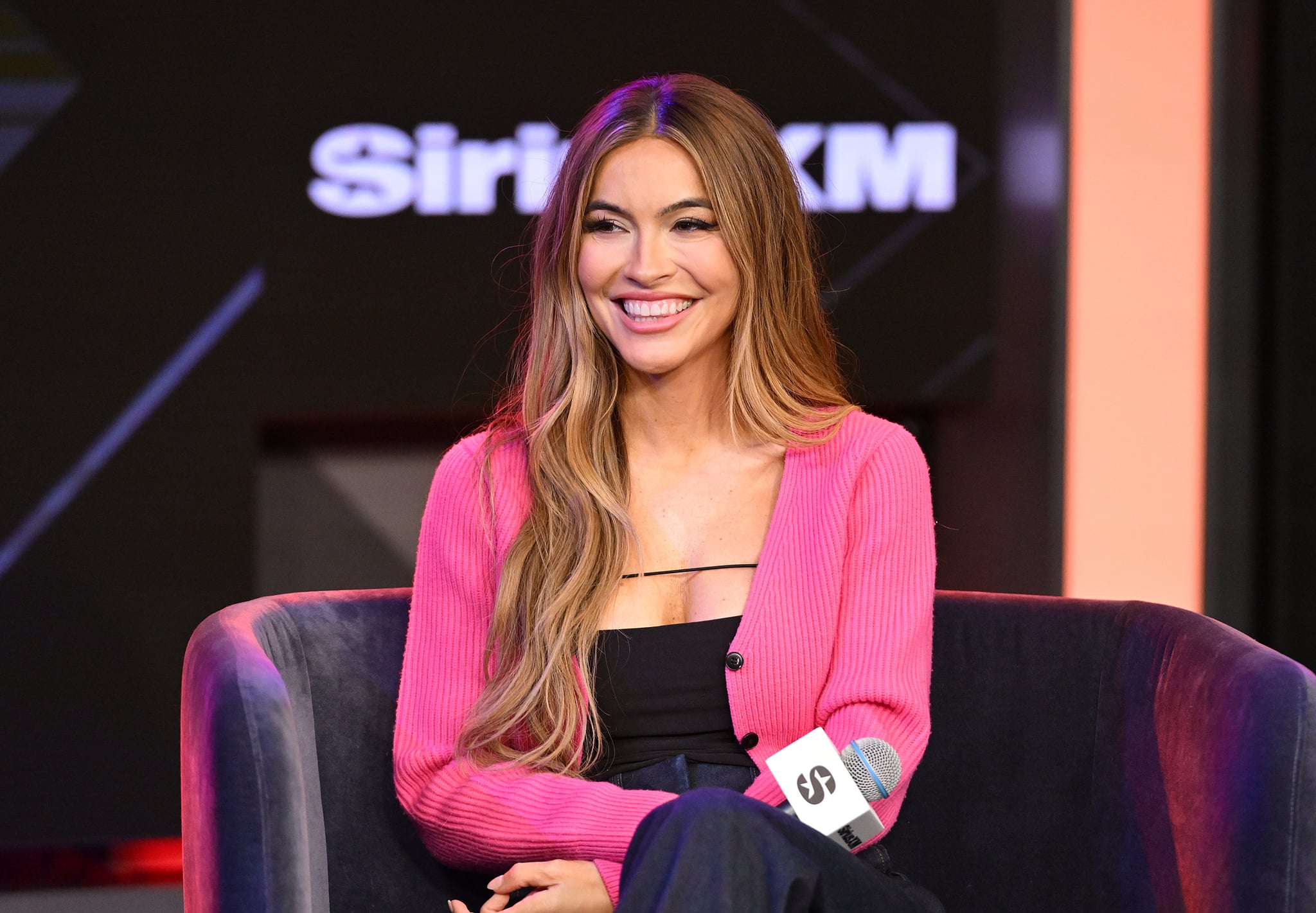 LOS ANGELES, CALIFORNIA - MARCH 06: Chrishell Stause appears at SiriusXM Studios on March 06, 2025 in Los Angeles, California. (Photo by Michael Tullberg/Getty Images)