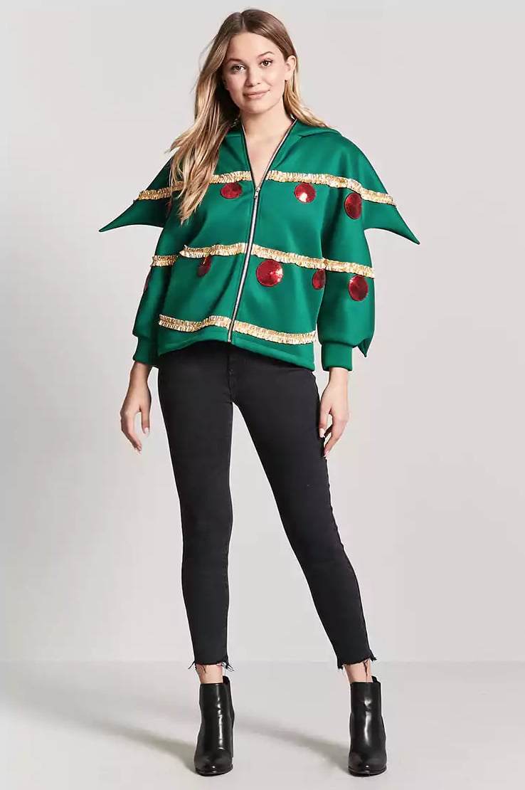 Forever 21 christmas tree jacket online