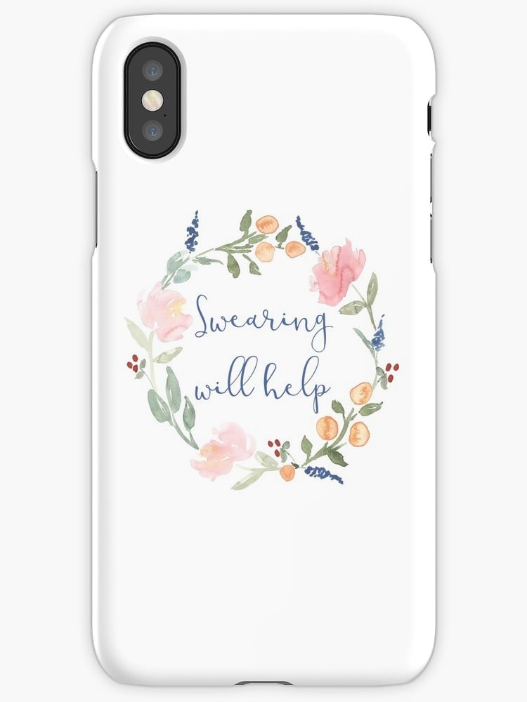 Swearing Will Help iPhone Case