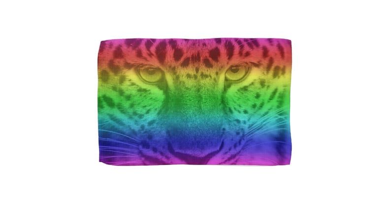 Rainbow Leopard Dish Towels