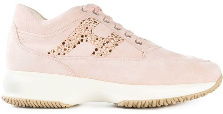 Hogan Embellished Logo Sneakers ($380)