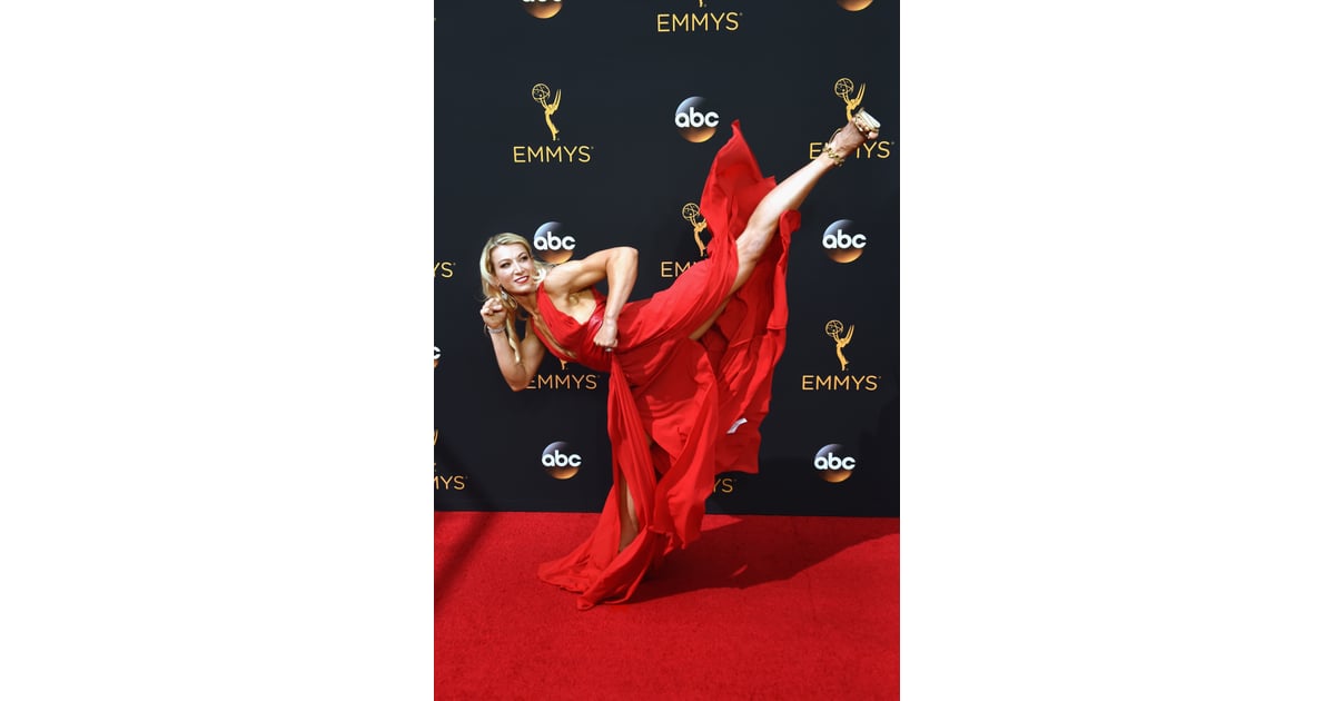 American Ninja Warrior Jessie Graff At The 2016 Emmys Popsugar