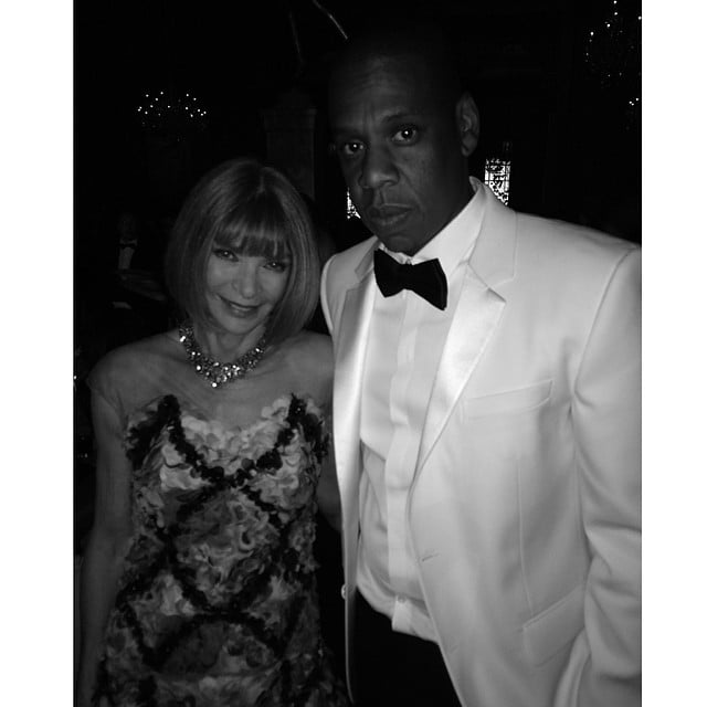 She got Anna Wintour and Jay Z together for a photo. 
Source: Instagram user kimkardashian