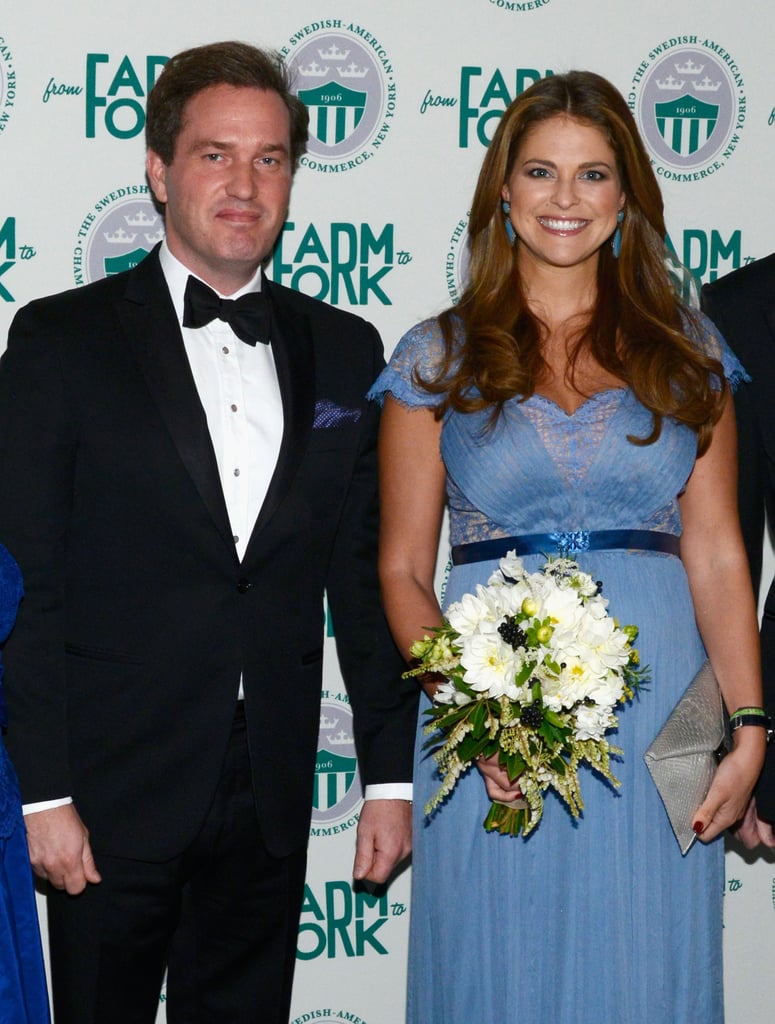 At a gala in New York, a pregnant Madeleine glowed.