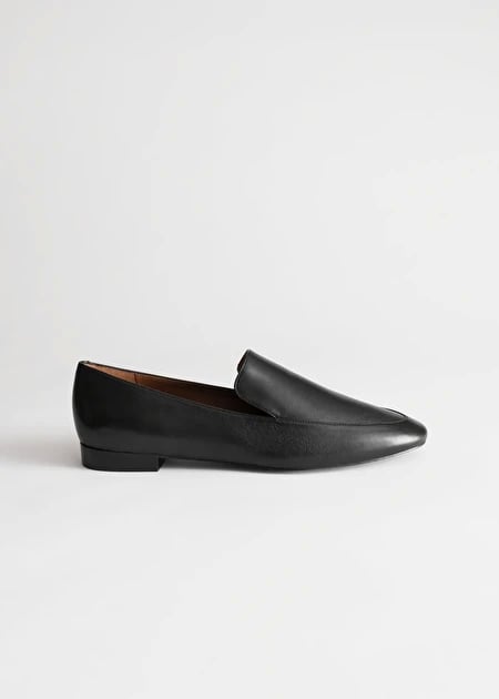 & Other Stories Smooth Leather Classic Loafers