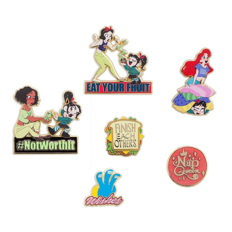 Limited-Edition Vanellope and Princesses From Ralph Breaks the Internet Pin Set